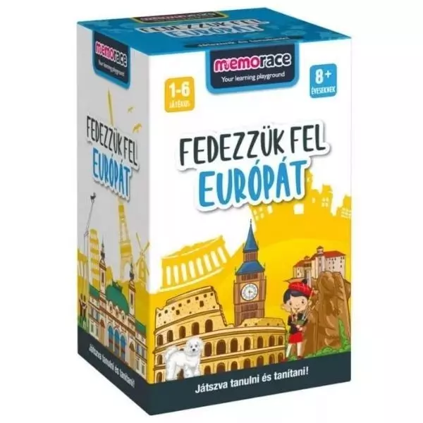 MemoRace: Să explorăm Europa!- joc de societate în lb. maghiară
