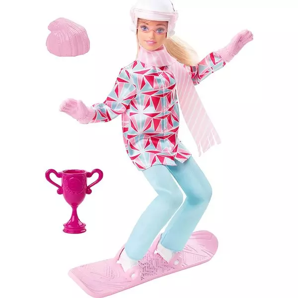 Barbie: Téli olimpia - Snowboard-os Barbie baba