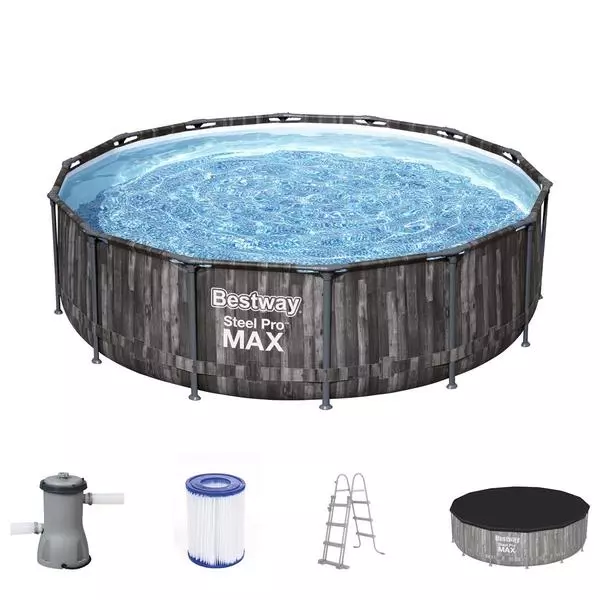 Bestway: NAXOS set de piscină cu cadru metalic - 427 x 107 cm