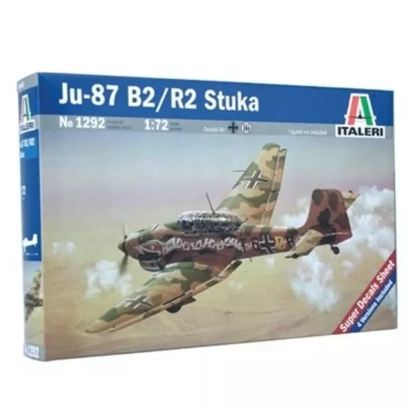 Italeri: JU-87 B-2/R-2 Stuka repülőgép makett, 1:72