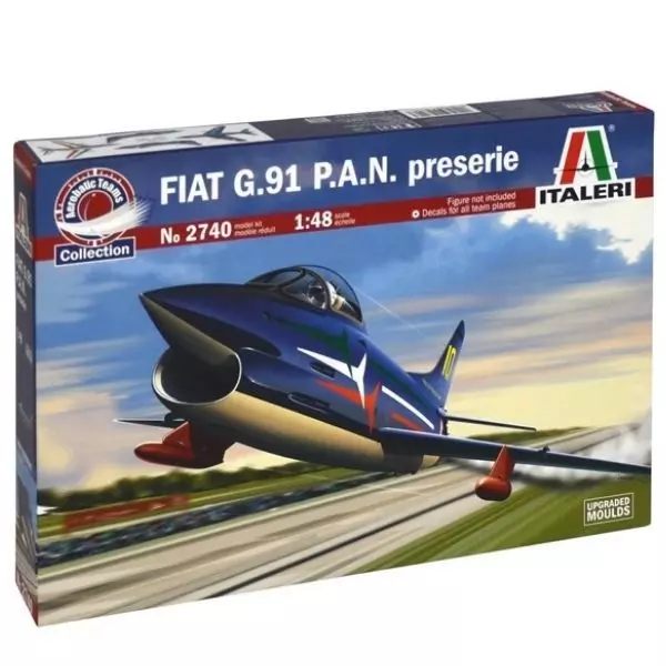 Italeri: FIAT G.91 P.A.N. preserie replülőgép makett, 1:48