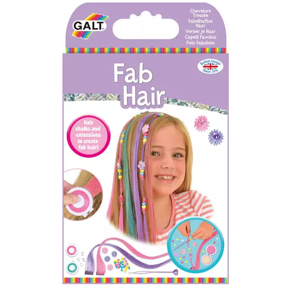 Galt: Coafură fabuloasă - cretă colorată pentru păr