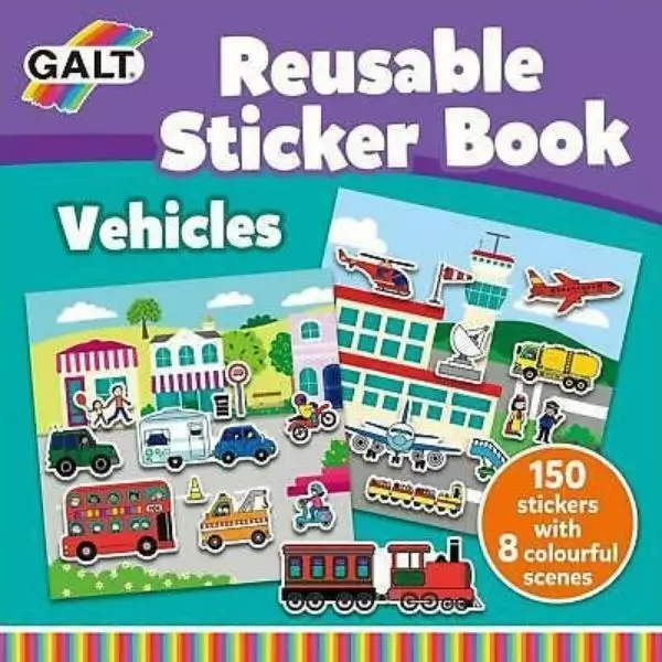 Galt: Carte cu autocolante reutilizabile - vehicule