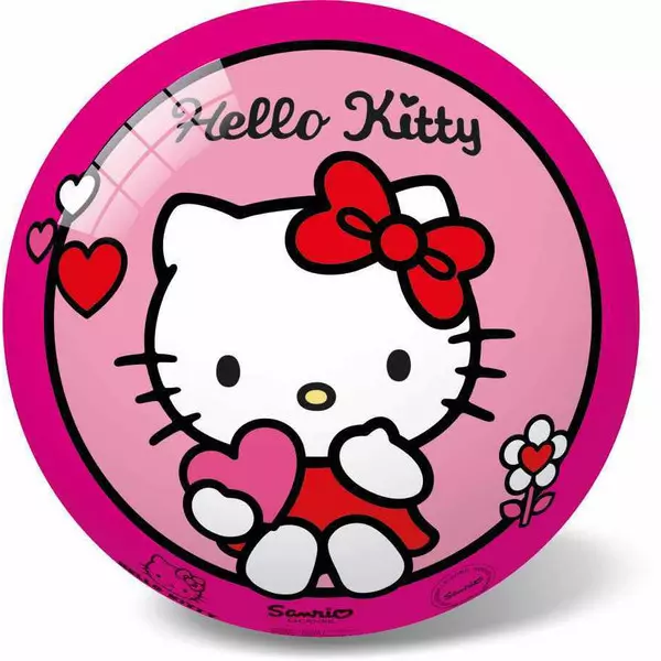 Hello Kitty mintás gumilabda - 23 cm