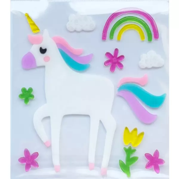 Set de decorațiune gel pentru fereastră - unicorn