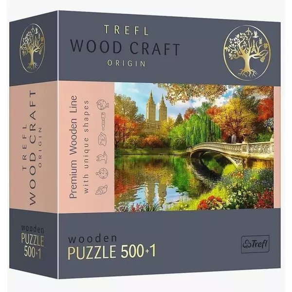 Trefl Puzzle Wood Craft: New York-i látványosságok – 500+1 darabos puzzle fából