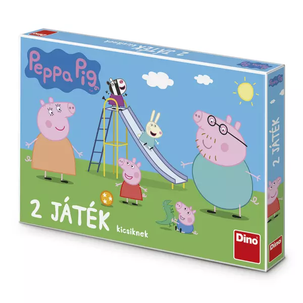 Peppa Pig: joc de societate 2 în 1 pentru cei mici - în lb. maghiară