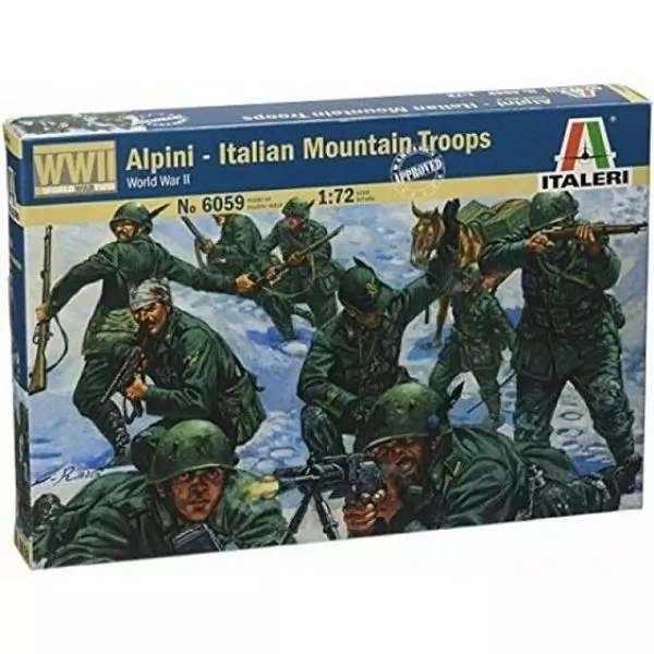 Italeri: Olasz hegyi csapatok a II. világháborúból, 1:72
