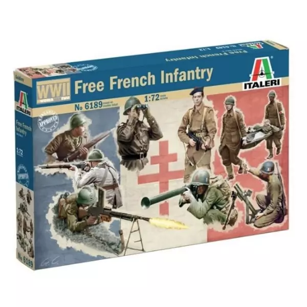 Italeri: II. világháborús szabad francia csapatok, 1:72