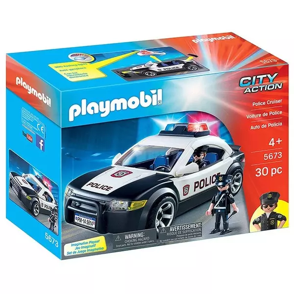 Playmobil: Rendőrségi autó szirénával 5673