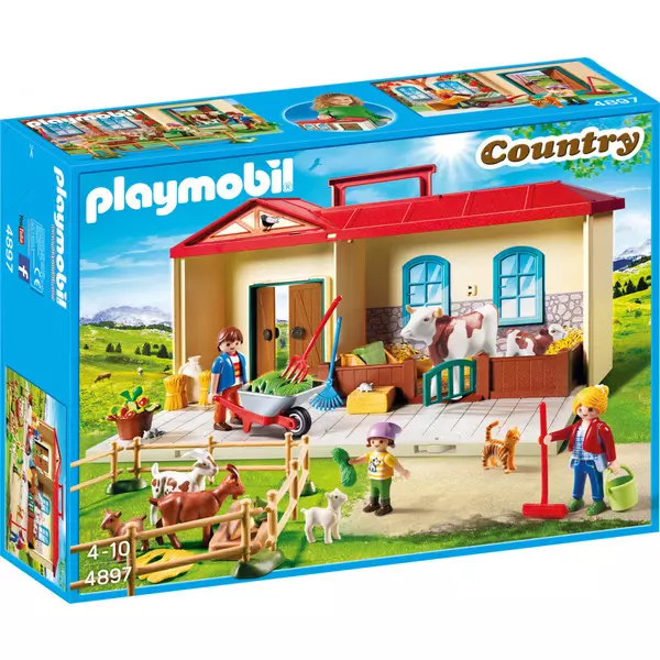 Playmobil: Căsuța de la țară portabilă - 4897