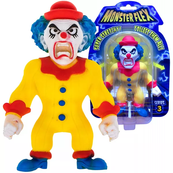 Monster Flex: Figurină monstru care poate fi întins, seria 3 - Clown