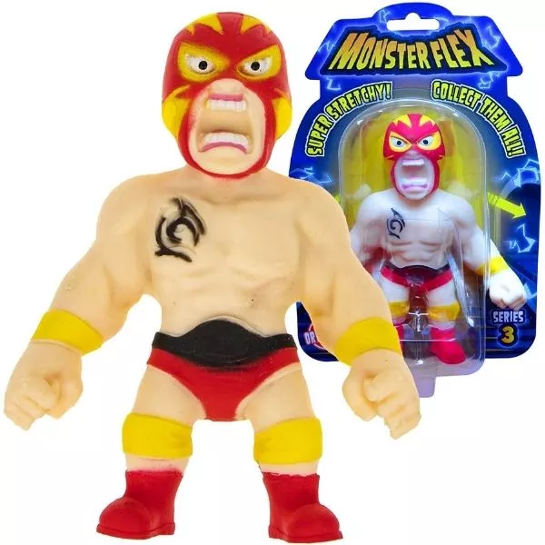 Monster Flex: Figurină monstru care poate fi întins, seria 3 - Wrestler