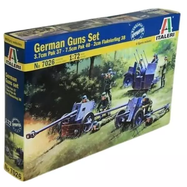 Italeri: Machete German Gun Set - 1:72