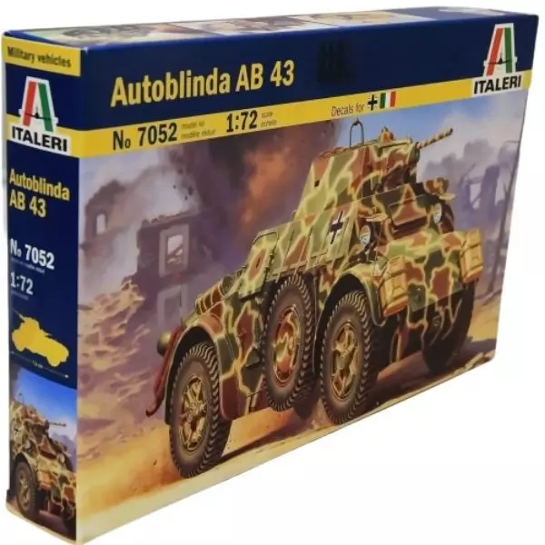Italeri: Autoblinda AB-43 jármű makett, 1:72
