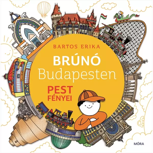 Bartos Erika: Brúnó în Budapesta 4. - carte în lb. maghiară