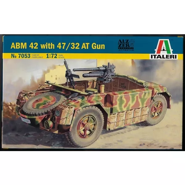 Italeri: Machetă militară ABM 42 with 47/32 AT Gun - 1:72