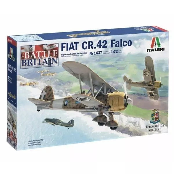 Italeri: FIAT CR 42 Falco repülőgép makett, 1:72