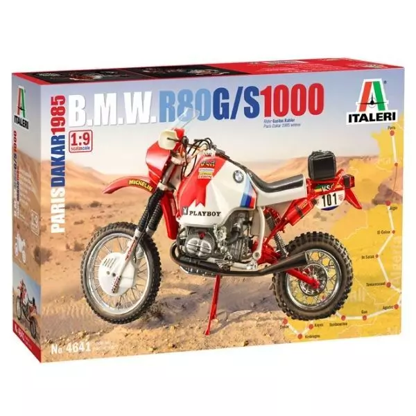 Italeri: BMW 1000 Dakar 1985 motorkerékpár makett, 1:9