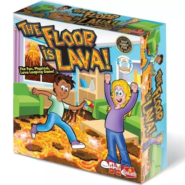 The Floor is Lava - joc de societate cu instrucțiuni în lb. maghiară