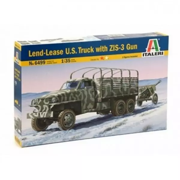Italeri: Land lease U.S. truck teherautó makett ragasztóval, 1:35