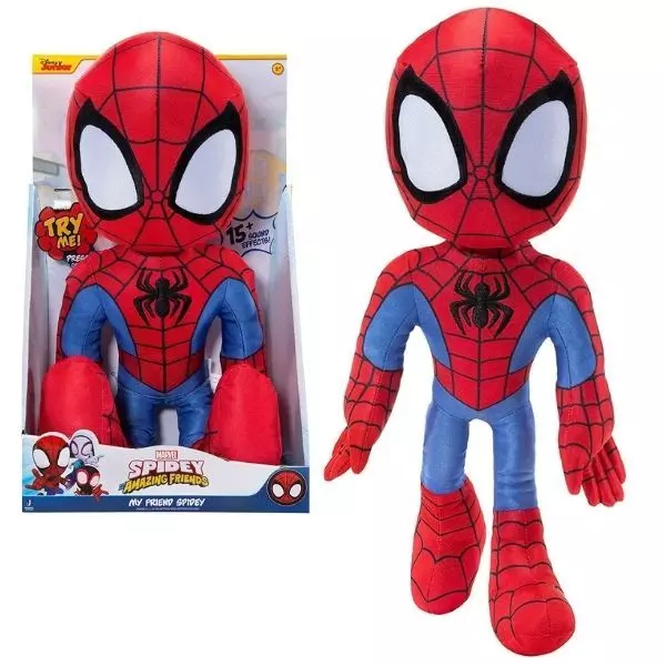 Spider-Man: Spidey figurină de pluș vorbitor - 40 cm