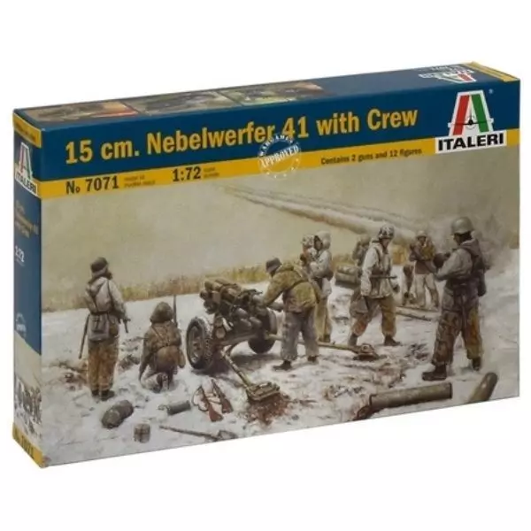 Italeri: Machetă 15 cm. Nebelwerfer 41 with Crew - 1:72
