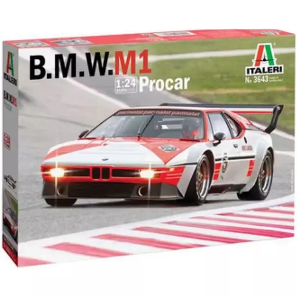 Italeri: BMW M 1 Pro versenyautó makett, 1:24
