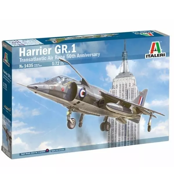 Italeri: Hawker Harrier repülőgép makett, 1:72