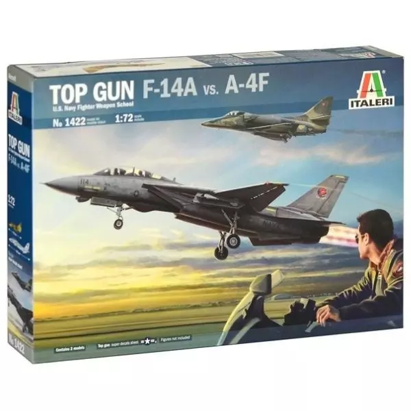 Italeri: Top Gun F-14A vs. A-4F repülőgép makettek, 1:72