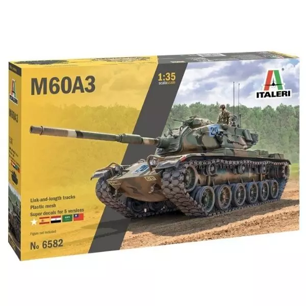 Italeri: M60A3 tank makett, 1:35