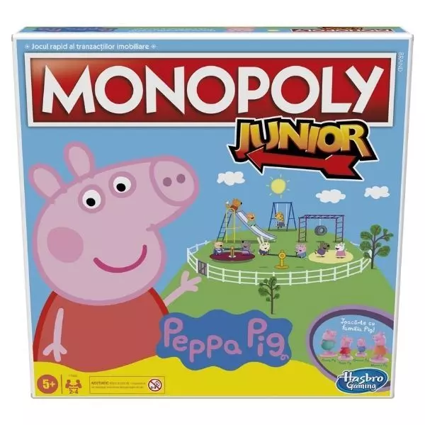 Monopoly Junior: Peppa Pig - joc de societate în lb. română