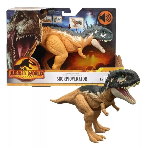 Jurassic World 3: Roar Strikers dinó figura hanggal - Skorpiovenator