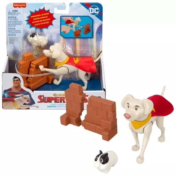 Fisher-Price: DC League of Superpets - Figurină Krypto care sparge perete