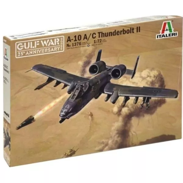 Italeri: A-10 A/C Thunderbolt II repülőgép makett, 1:72