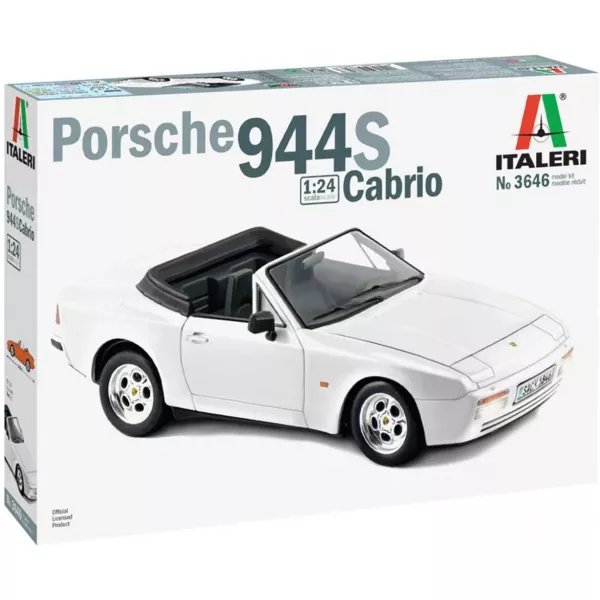 Italeri: Porsche 944 S Cabrio sportautó makett, 1:24