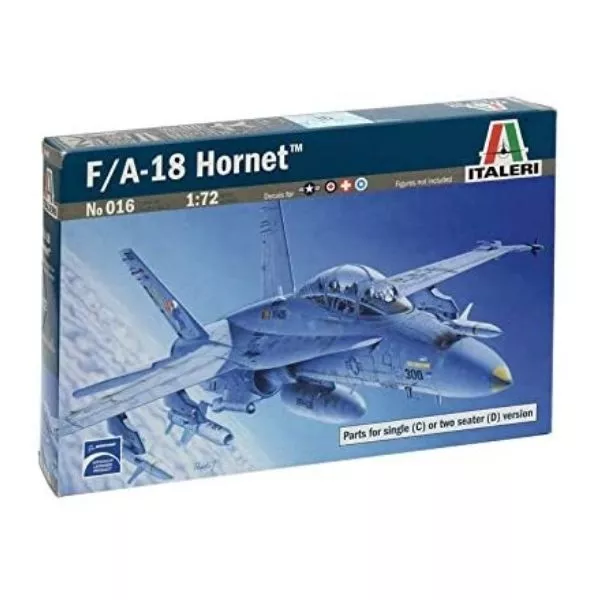 Italeri: F/A-18 Hornet harcászati vadászbombázó repülőgép makett, 1:72