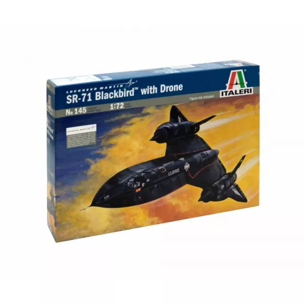 Italeri: Machetă SR-71 Blackbird with Drone - 1:72