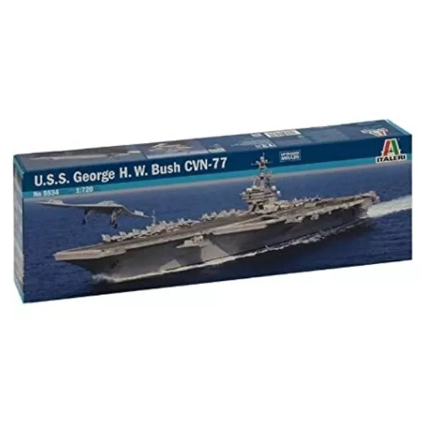 Italeri: Machetă USS George HW Bush CVN-77 - 1:70