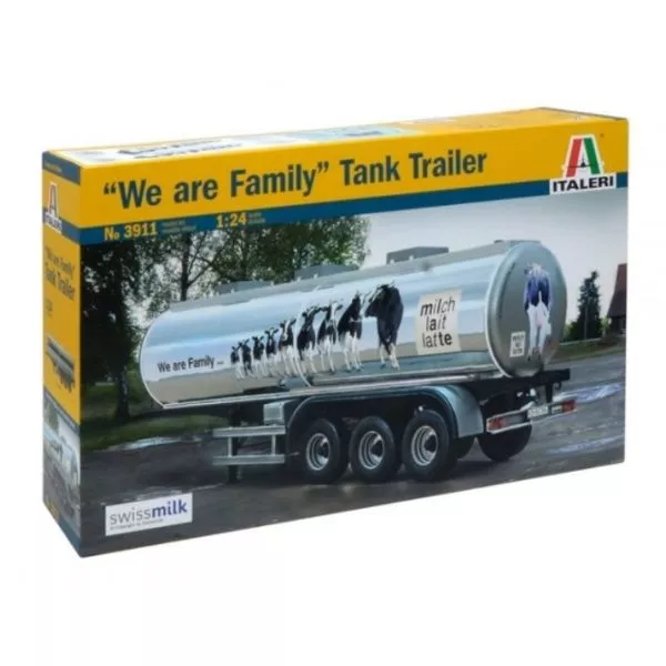 Italeri: We are family-Tank tréler makett, 1:24