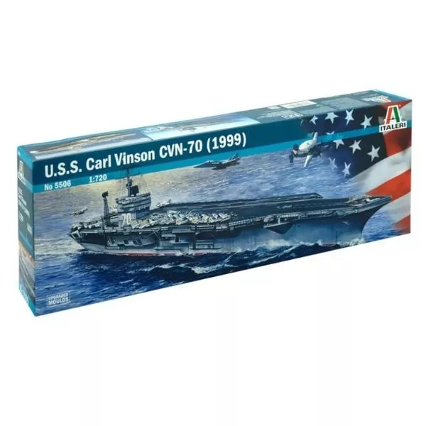 Italeri: USS Carl Vinson CVN-70 hajó makett, 1:720