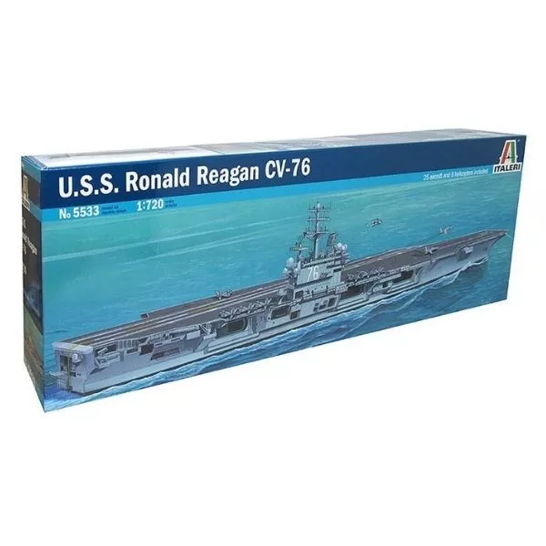 Italeri: Machetă USS Ronald Reagan CVN-76 - 1:720