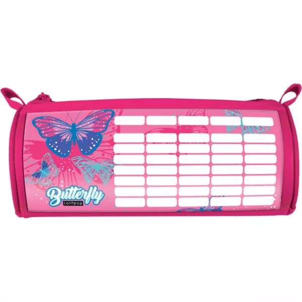 Lollipop: Pink Butterfly hengeres tolltartó órarenddel