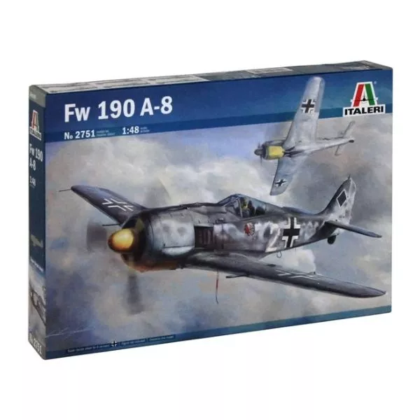 Italeri: FW 190 A-8 vadászrepülőgép makett, 1:48