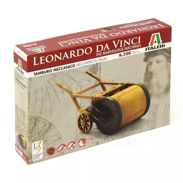 Italeri: Machetă Leonardo da Vinci Mechanical Drum