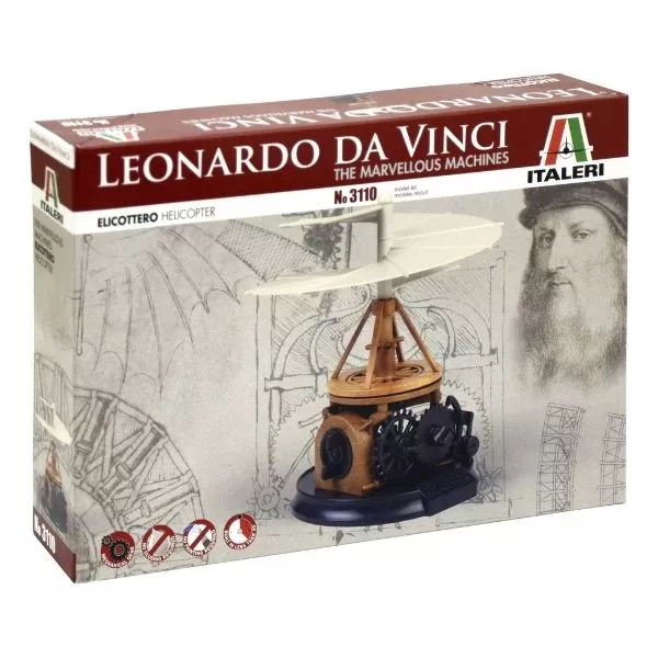 Italeri: Machetă Leonardo da Vinci elicopter