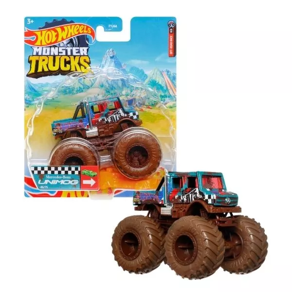 Hot Wheels Monster Trucks: Mașinuță Unimog - 1:64