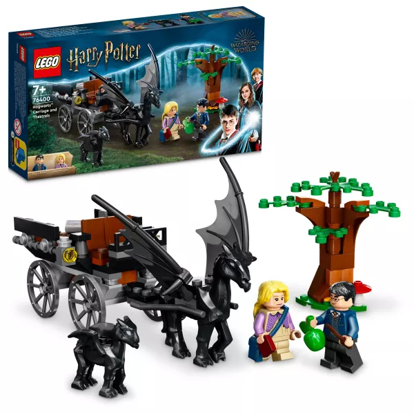 LEGO Harry Potter: Trăsura și caii Thestral de la Hogwarts - 76400