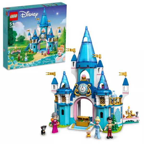 LEGO® Disney Princess: Hamupipőke és Szőke herceg kastélya 43206