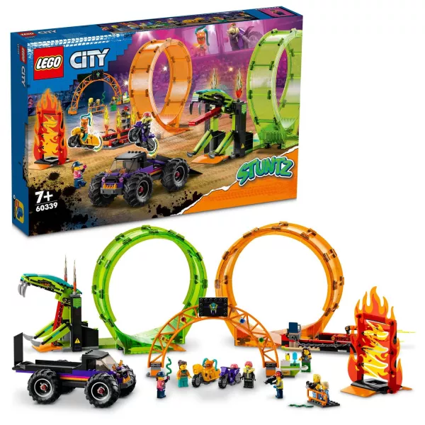 LEGO® City: Stuntz Kaszkadőr aréna dupla hurokkal 60339